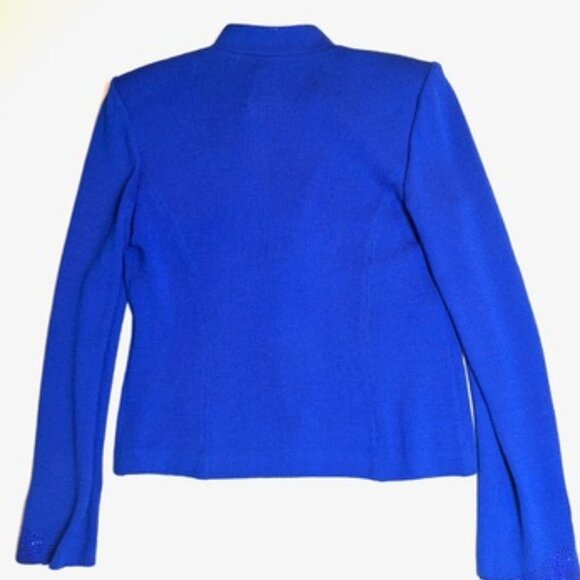 St. John Evening Royal Blue 2-Piece Skirt Suit NWT | Sizes 6 & 4 - Picture 5 of 8